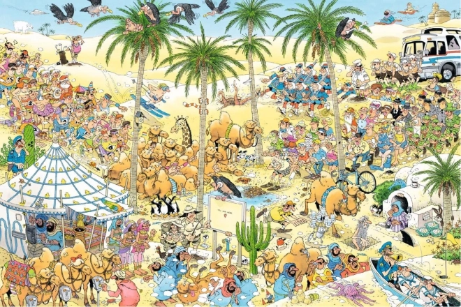 Jumbo Puzzle Jan van Haasteren Oasis 1000 Pieces