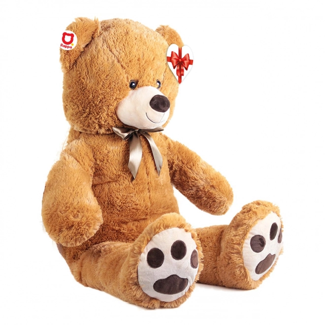 Large Plush Teddy Bear with Heart Tag