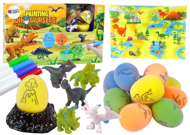 DIY Dinosaur Egg Painting Set