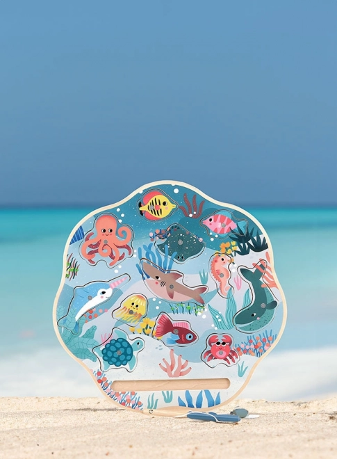 Magnetic Game Fishing in the Ocean