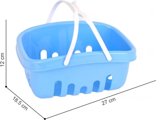 Lightweight basket with comfortable handles