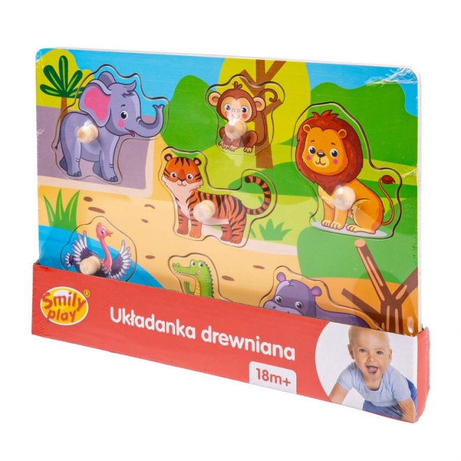 Wooden Zoo Animal Puzzle