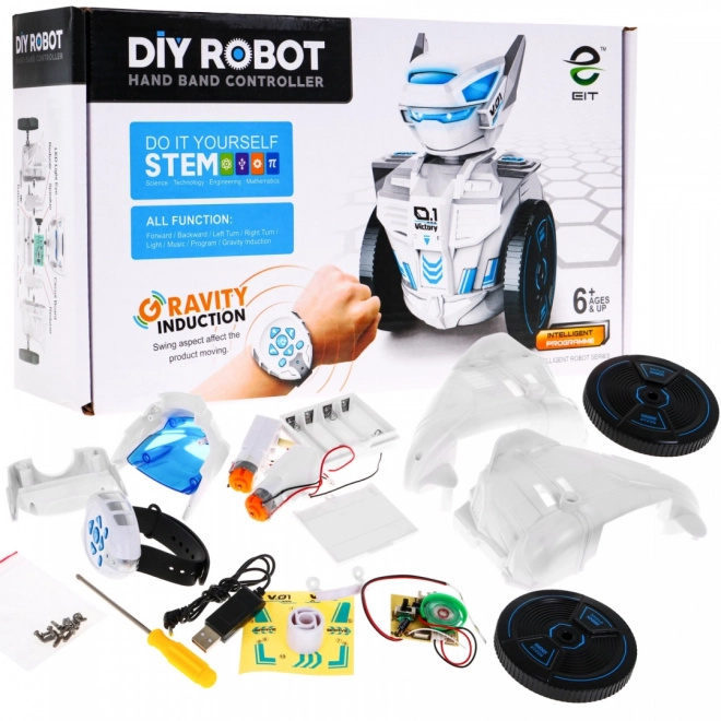 Interactive Wearable Watch-Controlled Robot Kit for Kids