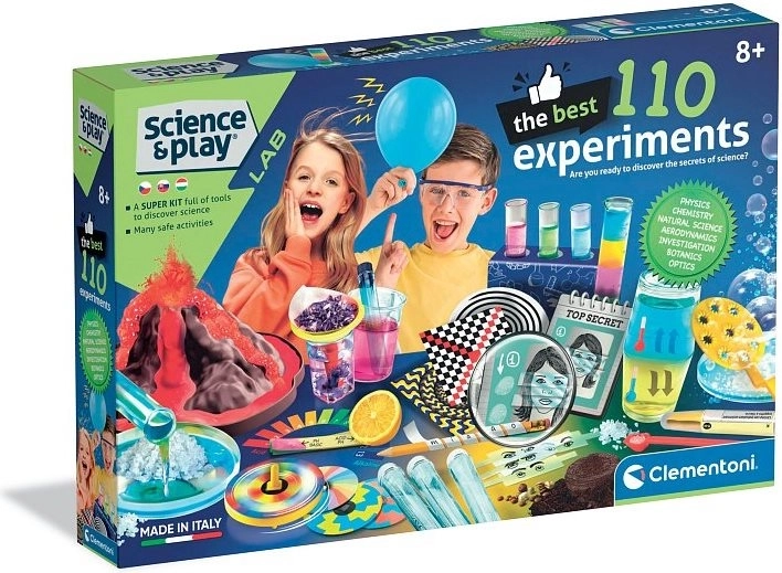 Clementoni Science & Play Laboratory – 100 Science Experiments for Kids