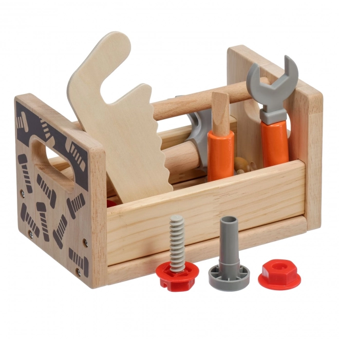 Lucy & Leo Big Carpenter Wooden Tool Set