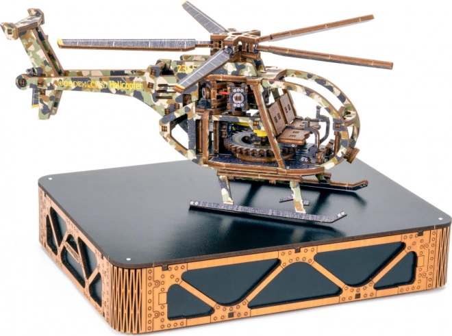 Wooden Mechanical Helicopter Puzzle Limited Edition