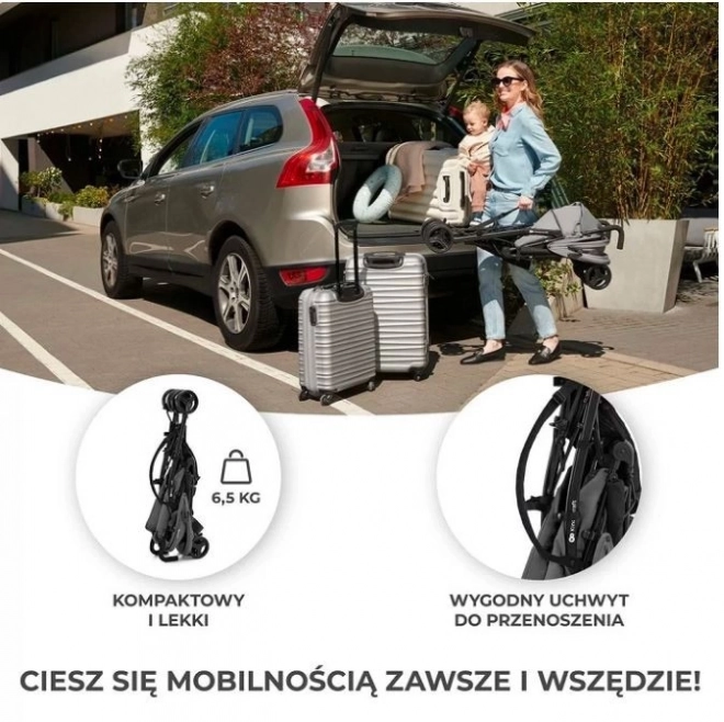 Kočárek Kinderkraft TIK Šedý