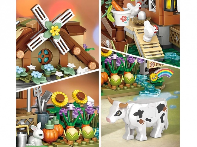 Creative Farm Building Blocks Set