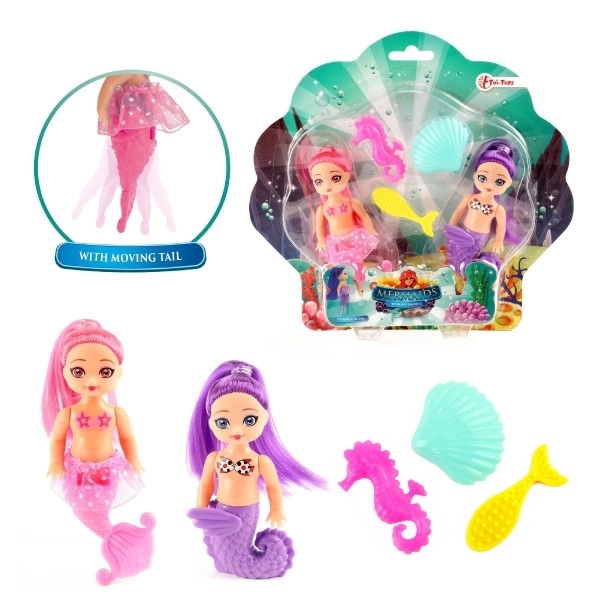 Mermaid Doll Set with Accessories