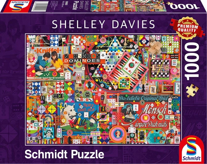 Schmidt Puzzle Vintage: Board Games 1000 Pieces