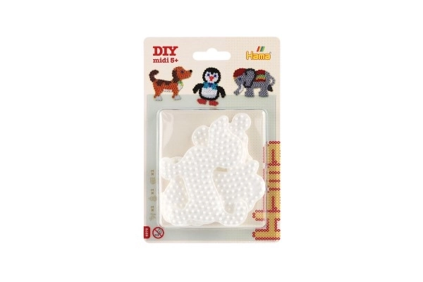 Ironing Beads Pegboard Set - Elephant, Penguin, Dog