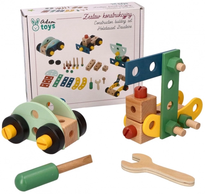 Wooden Construction Set 40 Pieces