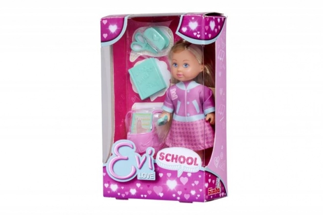 Doll Evička School Set