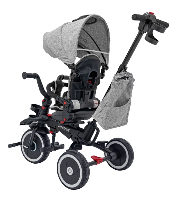 Szürke háromkerekű bicikli Sportrike