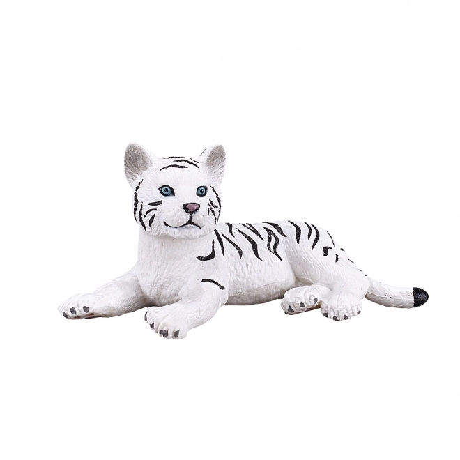 White Bengal Tiger Cub Figurine