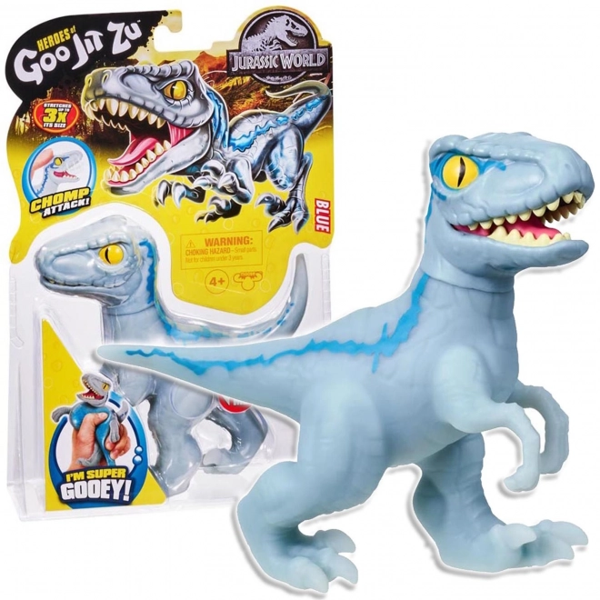 Goo jit zu jurassic world blue figurine