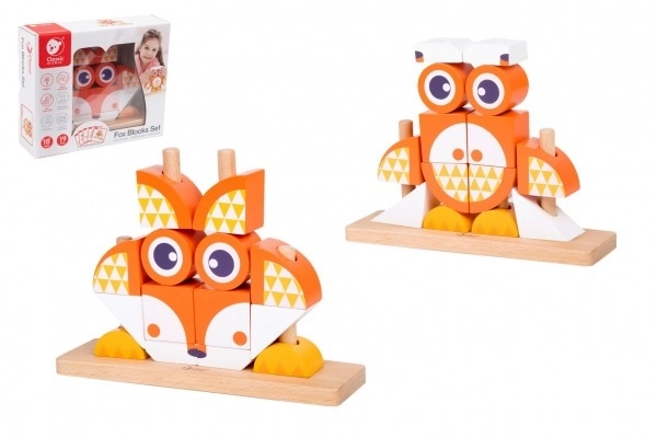 Wooden Fox Puzzle Toy