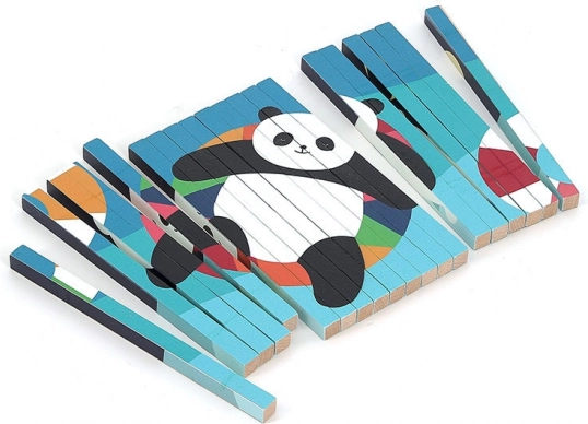 Puzzle en bois 4D Animaux par Vilac