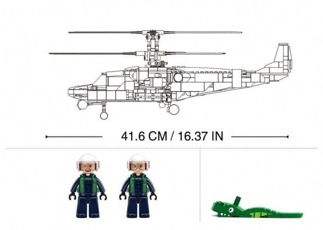 Combat Helicopter Ka-52s