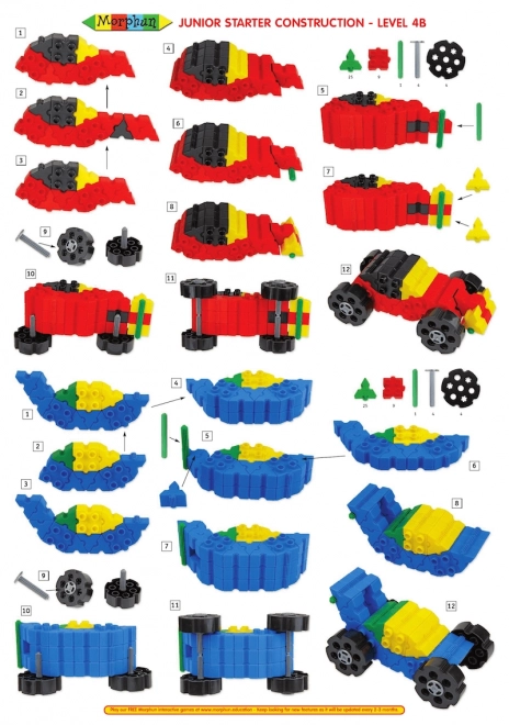 Mega building block set Morphun Starter, 600 pieces