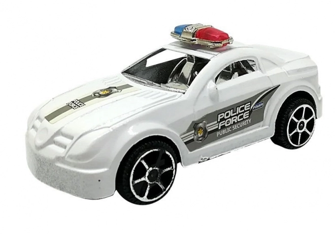 Police Car Toy Set with Pull Back Action