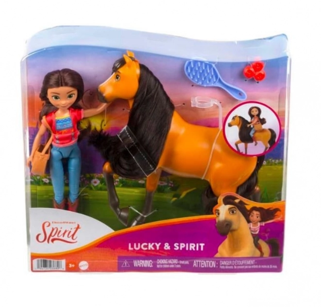 Lucky and Spirit Horse Doll Set from Spirit: Riding Free by Mattel