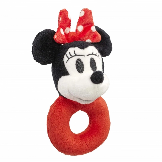 Plush Baby Rattle Minnie Mouse