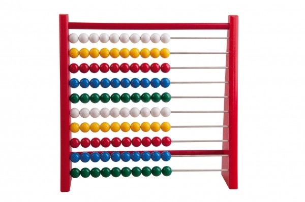 Classic Wooden Abacus Blue Half