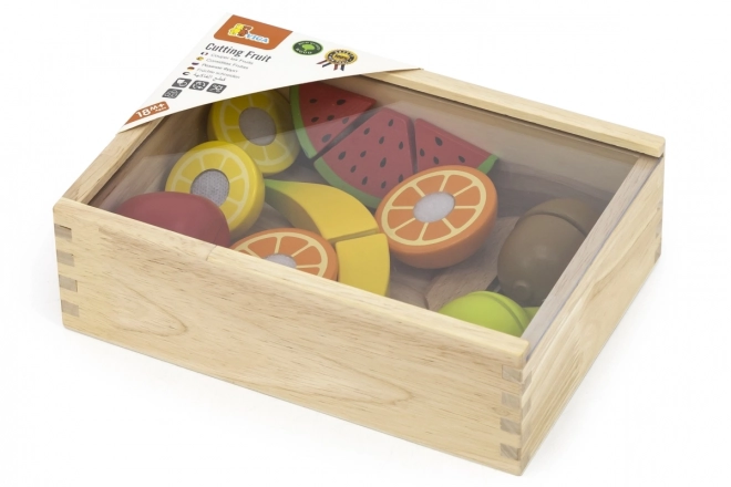 Wooden Fruit Cutting Set