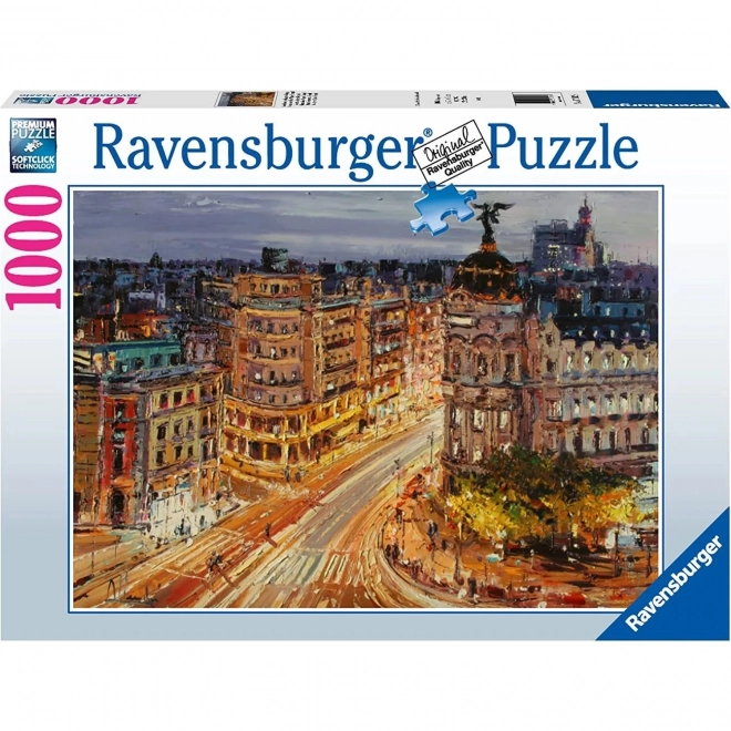 Ravensburger Puzzle Painting of Gran Vía Madrid