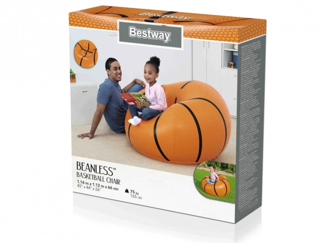 Inflatable Basketball Beanless Chair by Bestway