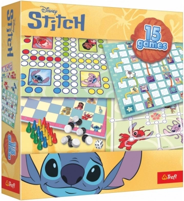 Coffret de 15 jeux STITCH – jeux de société familiaux