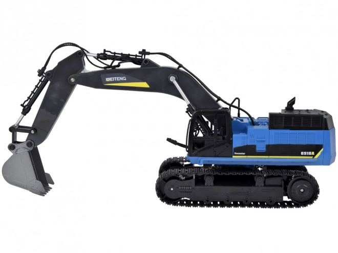 Remote Controlled Excavator with Smoke and LED Effects