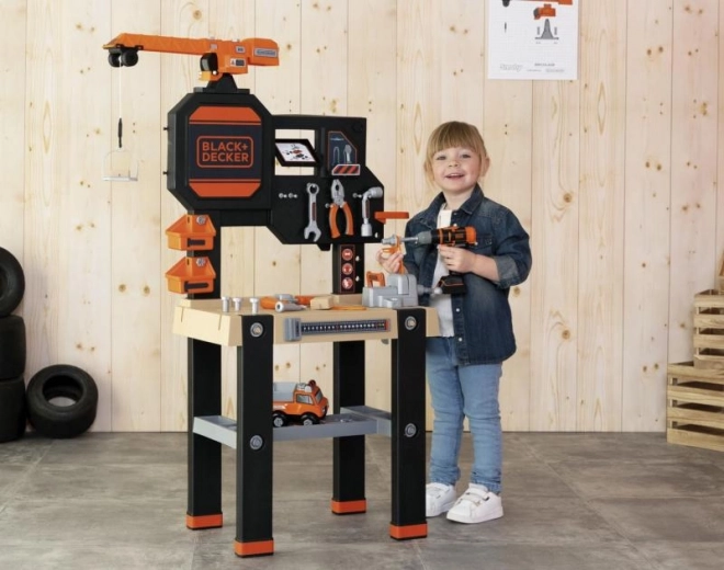 Large Kids Workbench With Crane