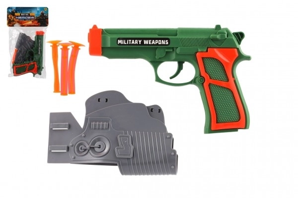 Toy Pistol with 3 Suction Cup Darts and Holster