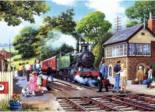 Ravensburger Train Station in the Countryside Puzzle