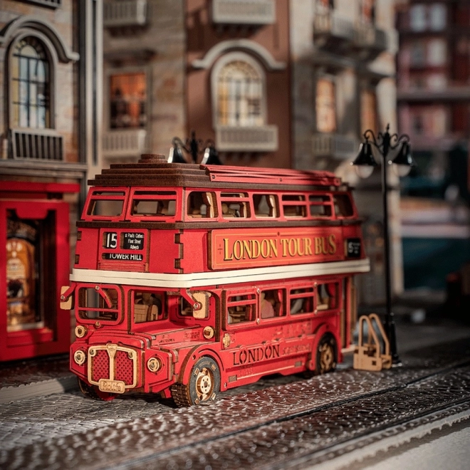 3D Wooden Puzzle of London Double-Decker