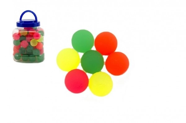 Colorful Bouncing Balls in a Jar