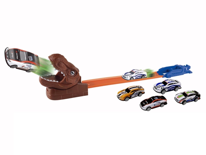 Dinosaur Track Set with 4 Cars