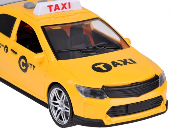 Interactive Taxi Toy with Light and Sound