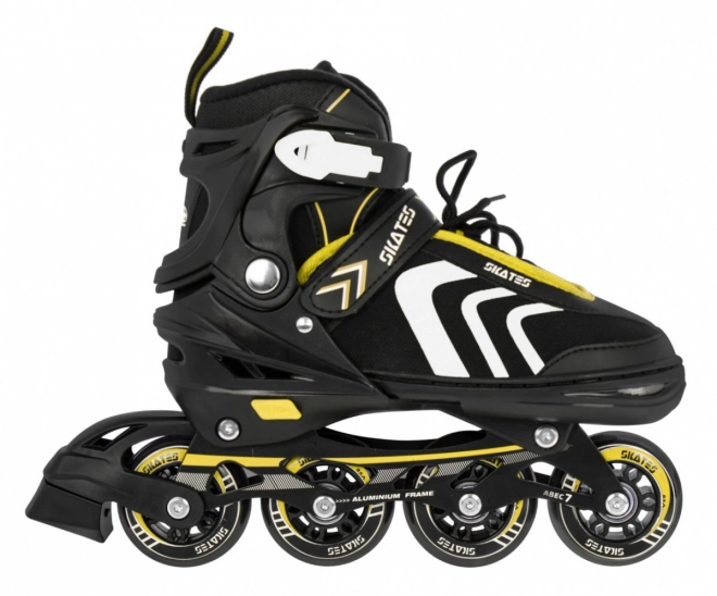 4-in-1 Skates Inline and Ice Skates for Kids Size 34-38 Yellow