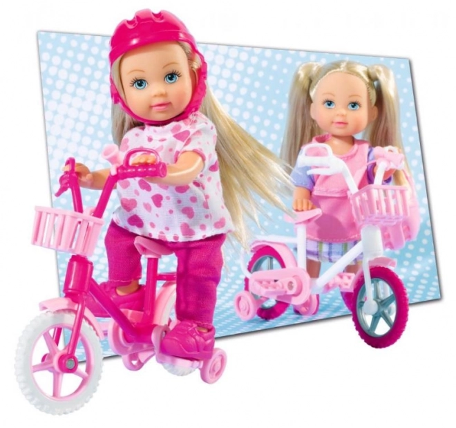 Evička Doll with Bike