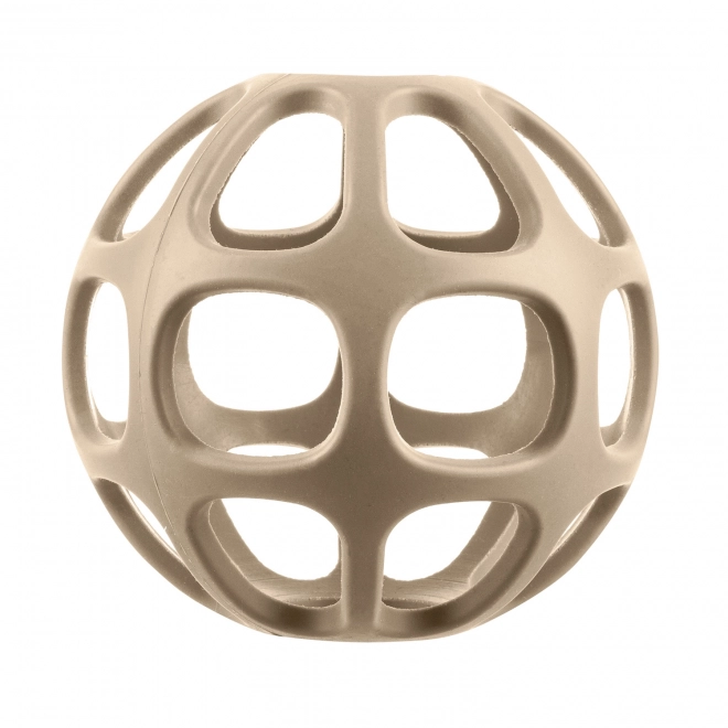 Silicone Teether Round Sand Beige