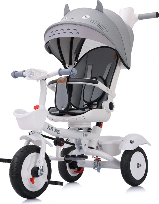 Chipolino 2-in-1 Tricycle With Canopy Grey