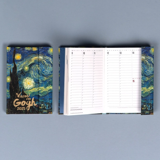 Weekly Magnetic Diary Van Gogh Design 2025