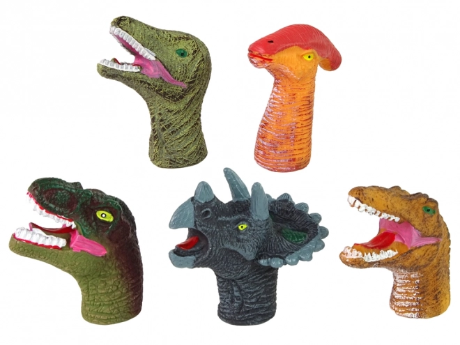 Colorful Dinosaur Finger Puppets Set