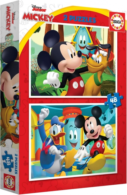 Mickey Mouse Amusement Park Puzzle Set