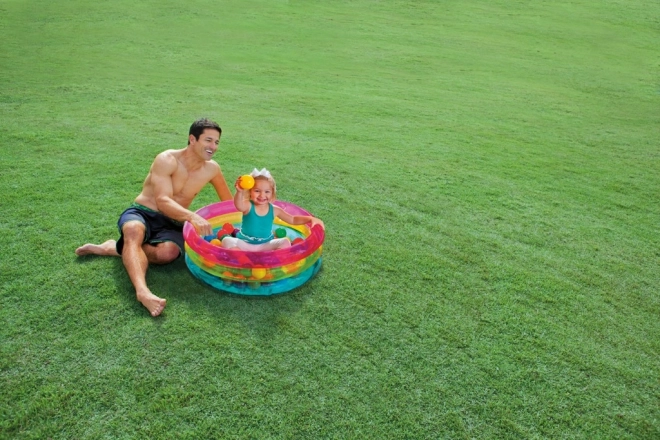 Inflatable Children's Pool 3 Chambers 86x25cm