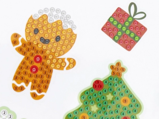 Grafix Christmas Diamond Painting Sticker Set