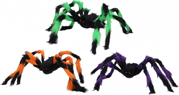 Araignée colorée pour Halloween 75 cm